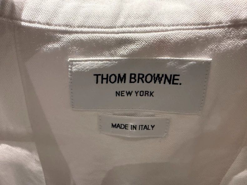 Thom Browne Thom Browne size2 The back strap design shirt Size US M / EU 48-50 / 2 - 3 Thumbnail