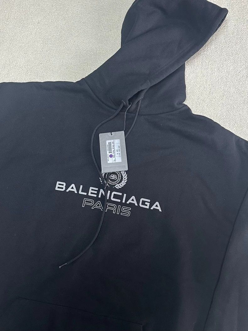 Balenciaga Balenciaga Crown Logo Letter Logo Hooded Solid Long Sleeve Size US XS / EU 42 / 0 - 3 Thumbnail