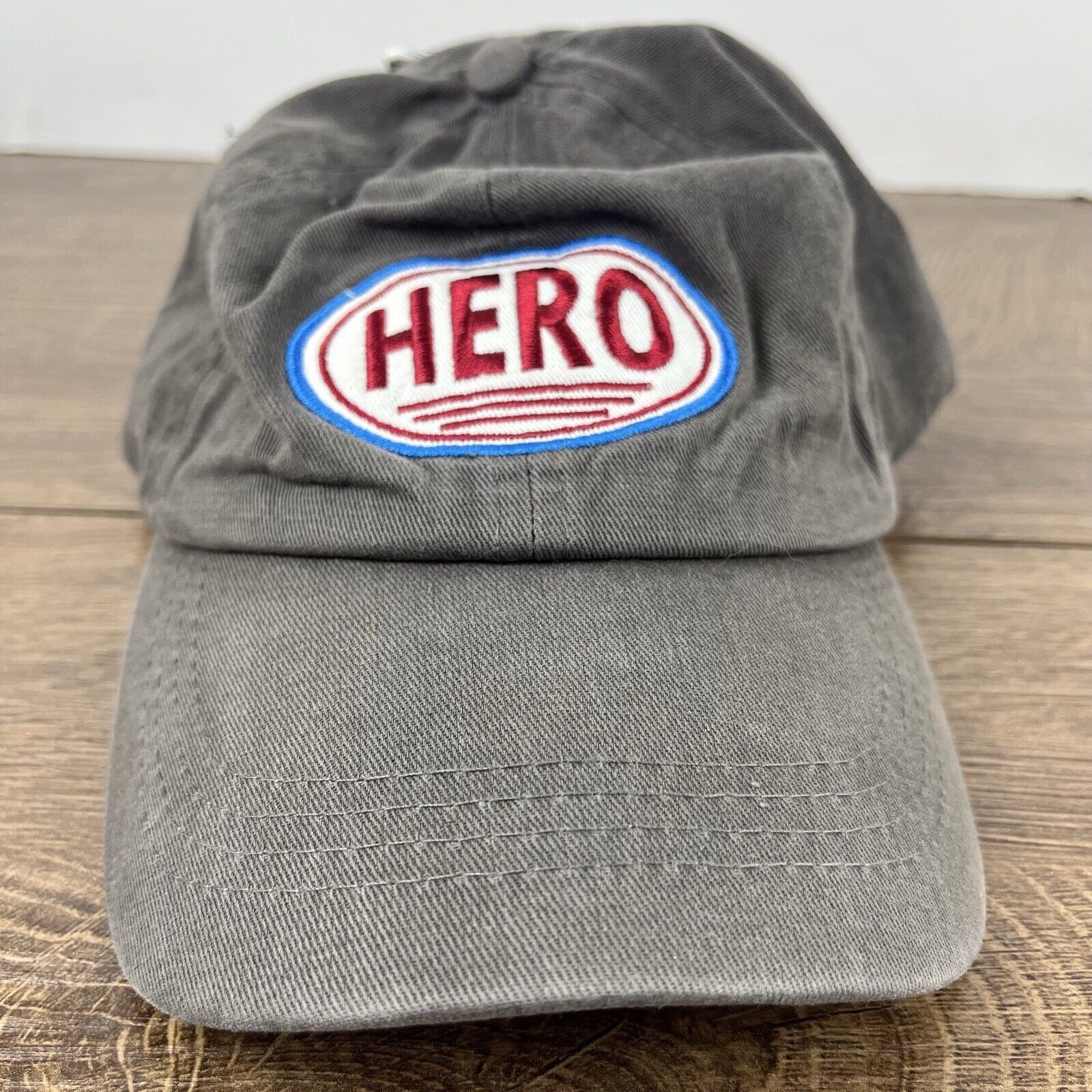 Other Gray Hero Hat Hero Baseball Hat Gray Adjustable Hat Gray Adu Size ONE SIZE - 5 Thumbnail