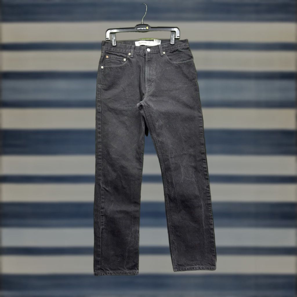 Levi's VINTAGE Levi's 505 Jeans Mens 34x34 Black Denim Regular Fit Straight USA Made Y2K Size US 34 / EU 50 - 1 Thumbnail