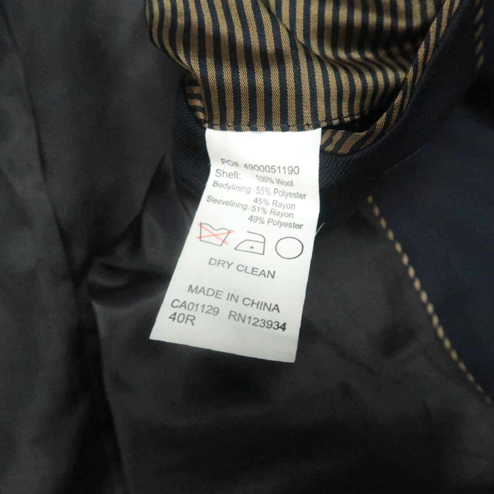 Southern Tide Southern Tide Blazer Mens 40R Blue Wool Sport Coat Jacket Size 40R - 6 Thumbnail