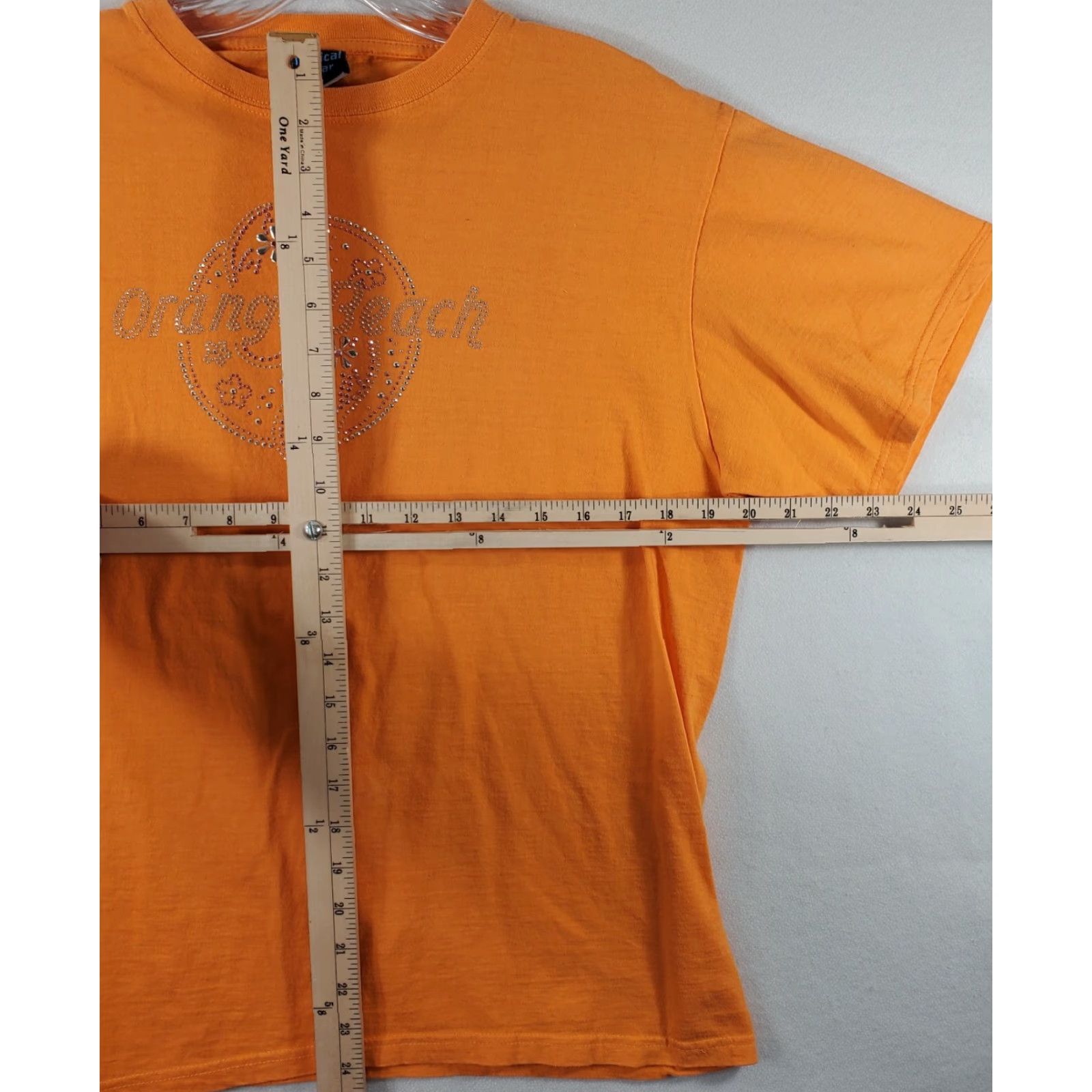 Vintage Tropical Gear Shirt Womens Medium Orange Beach Short Sleeve Size M / US 6-8 / IT 42-44 - 6 Thumbnail
