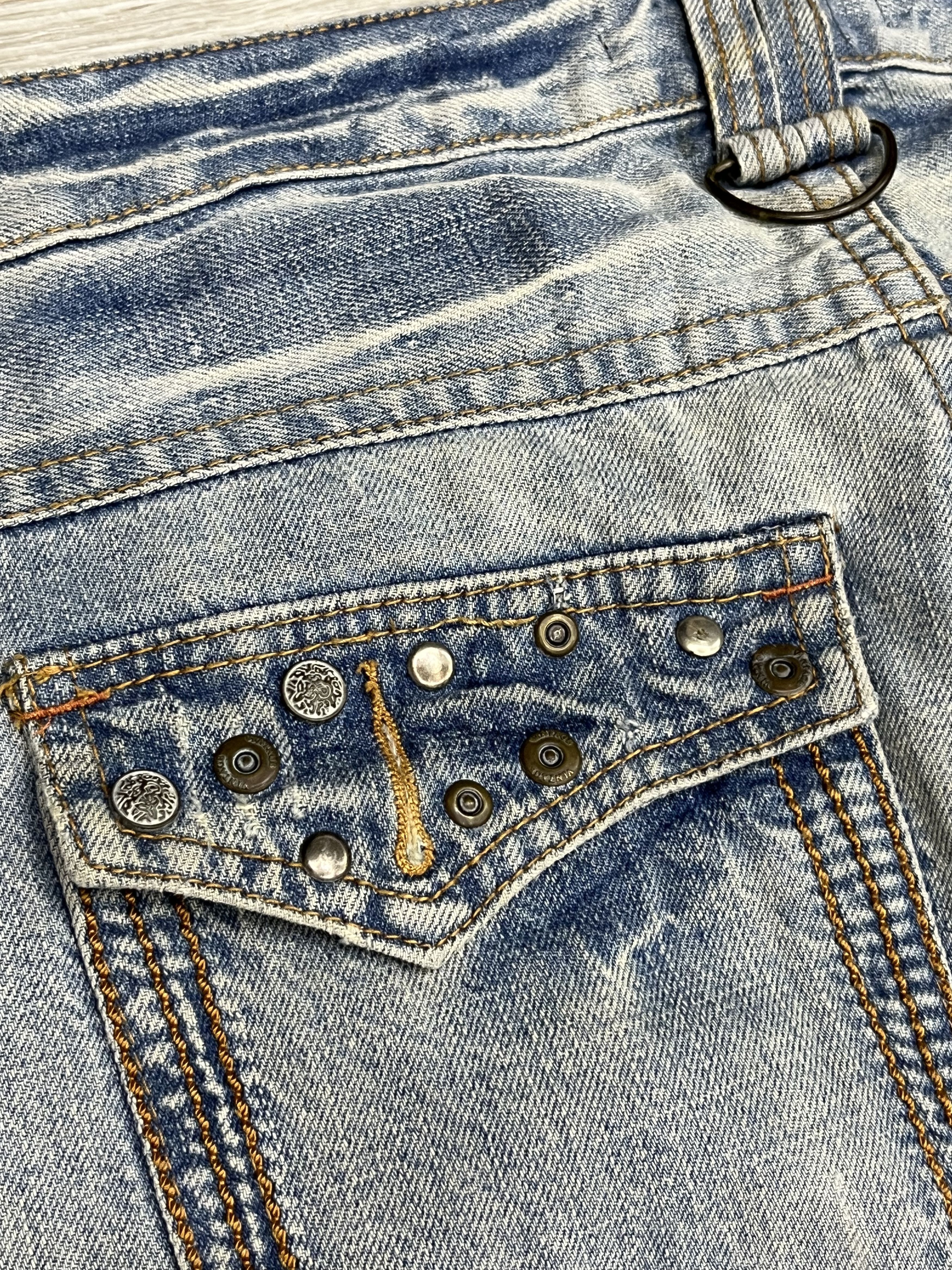Japanese Brand Archive Studded Flare Denim Kapital Tornado Mart Style Size US 33 - 12 Thumbnail