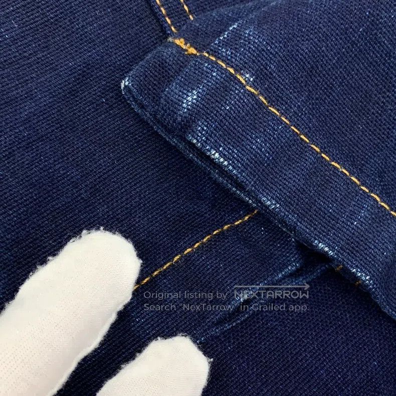 Loewe Loewe Dark Blue Logo Embossed Leather Branding Cotton Coll Size US S / EU 44-46 / 1 - 9 Thumbnail