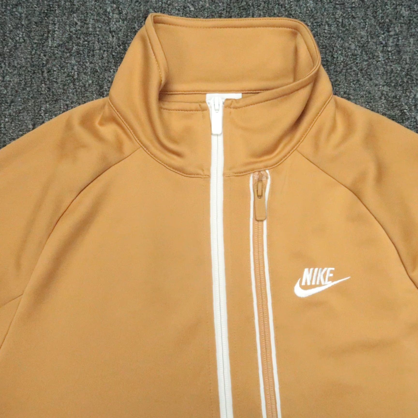 Nike Nike Mens Jacket Small Brown N98 Tribute Full Zip Pockets Sportswear Track Jacket Regular Size US S / EU 44-46 / 1 - 2 Thumbnail