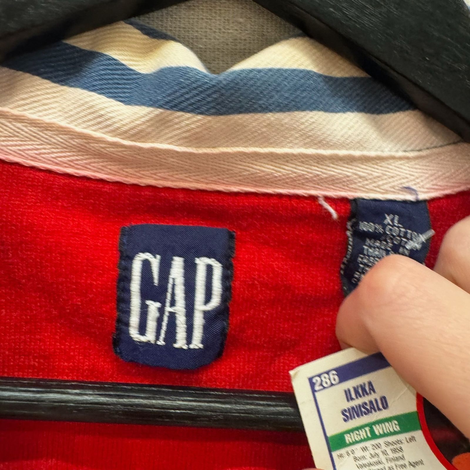 Gap Vintage GAP Long Sleeve Polo XL Size US XL / EU 56 / 4 - 7 Thumbnail