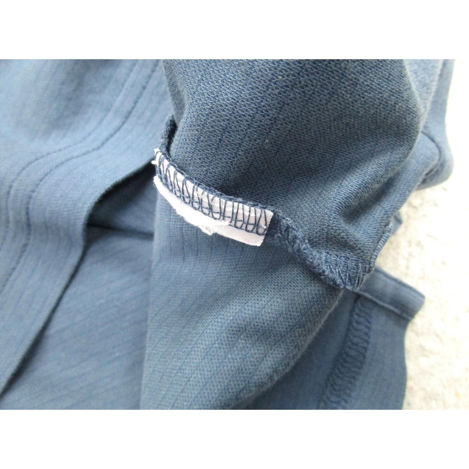 TravisMathew TravisMathew Shirt Mens Large Blue Kohanaiki Palm Stripe Golf Performance Size US L / EU 52-54 / 3 - 6 Thumbnail