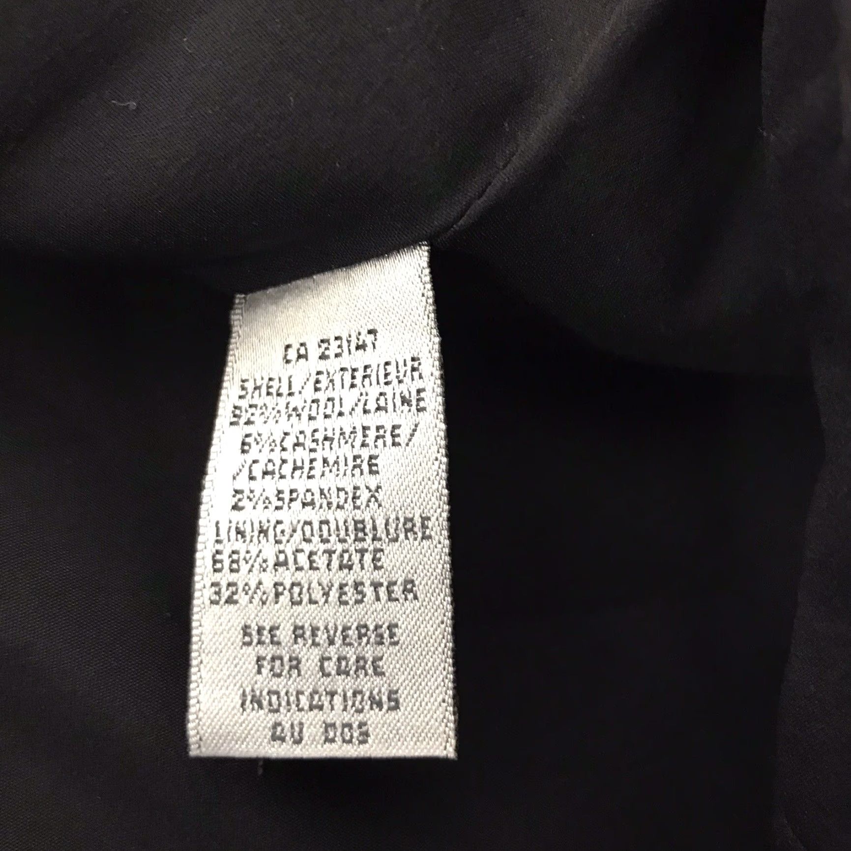 Talbots VINTAGE Talbots Black White Wool Cashmere Dress Jacket Women Size 6 Herringbone Italy Size M / US 6-8 / IT 42-44 - 5 Thumbnail