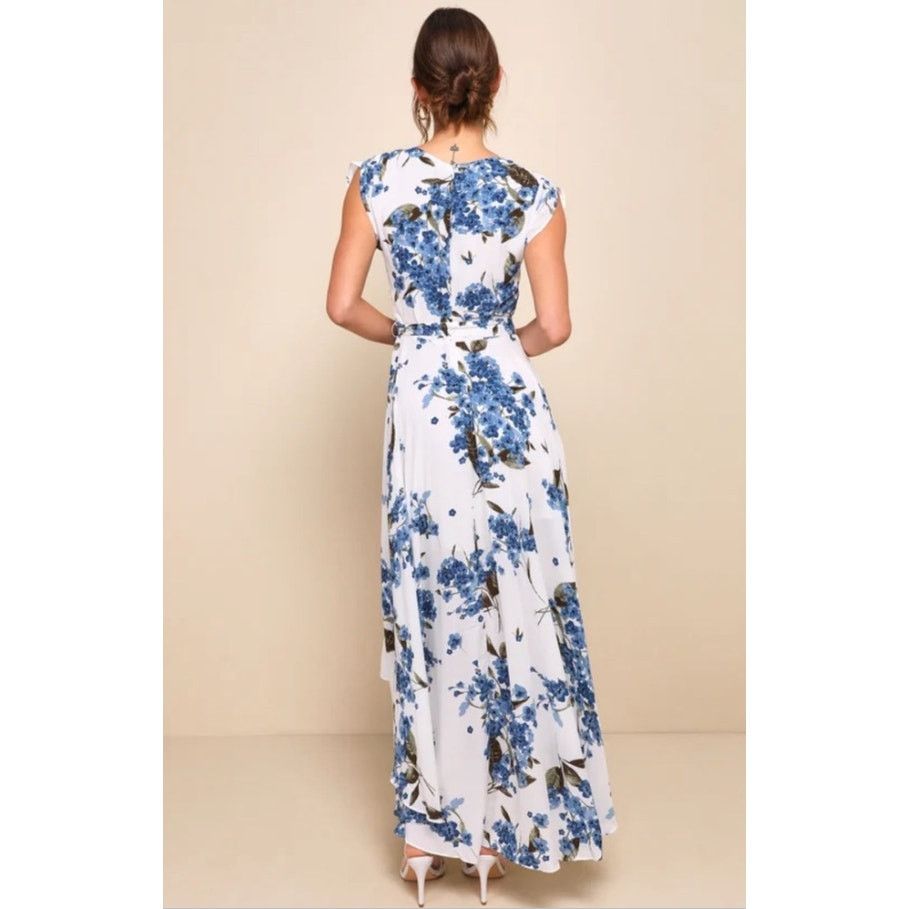 Lulus Lulus French Countryside Floral Print High-Low Dress Large Size L / US 10 / IT 46 - 2 Thumbnail