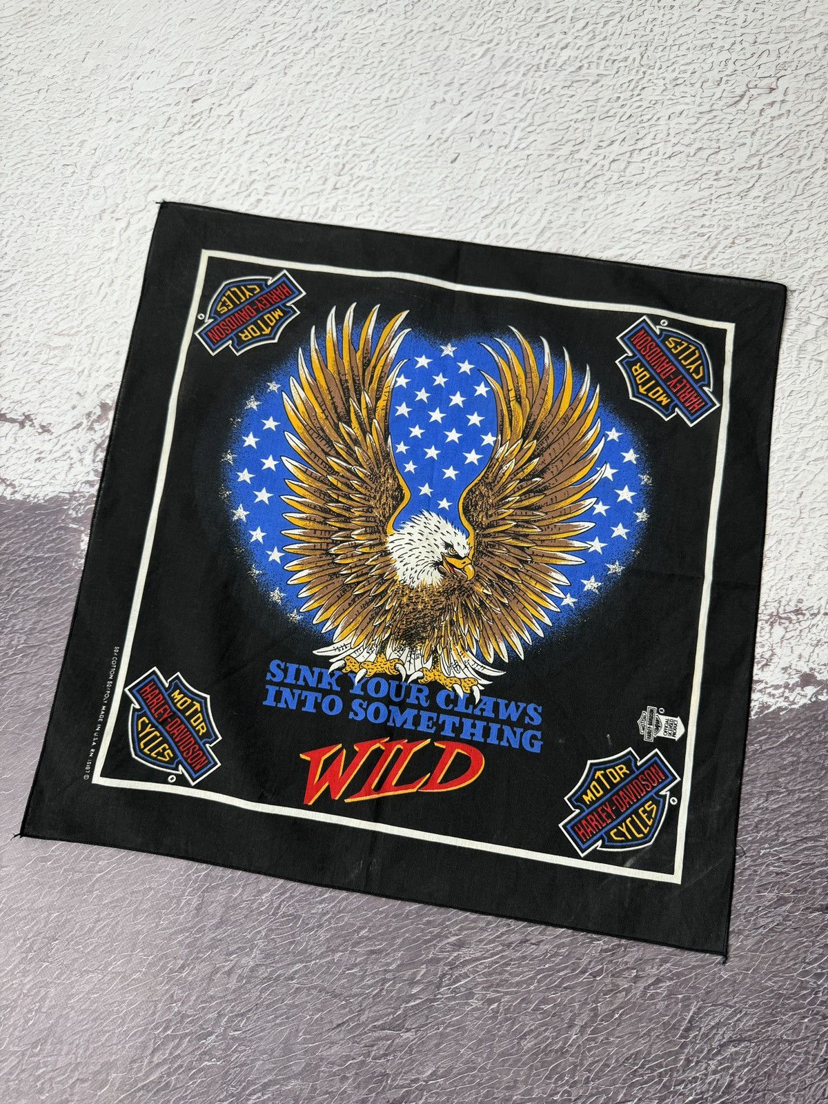 Harley Davidson Harley-Davidson Sink Your Claws Into Something Wild Bandana Size ONE SIZE - 2 Thumbnail