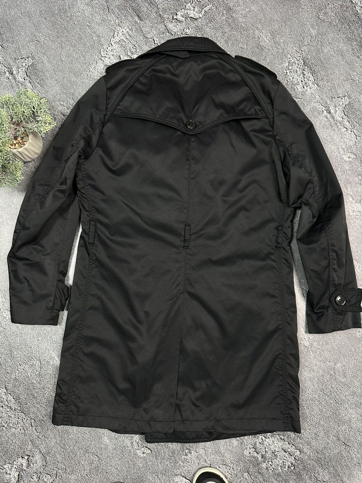 H&M H&M trench coat jacket Men Black L XL size 54R Size US L / EU 52-54 / 3 - 8 Thumbnail