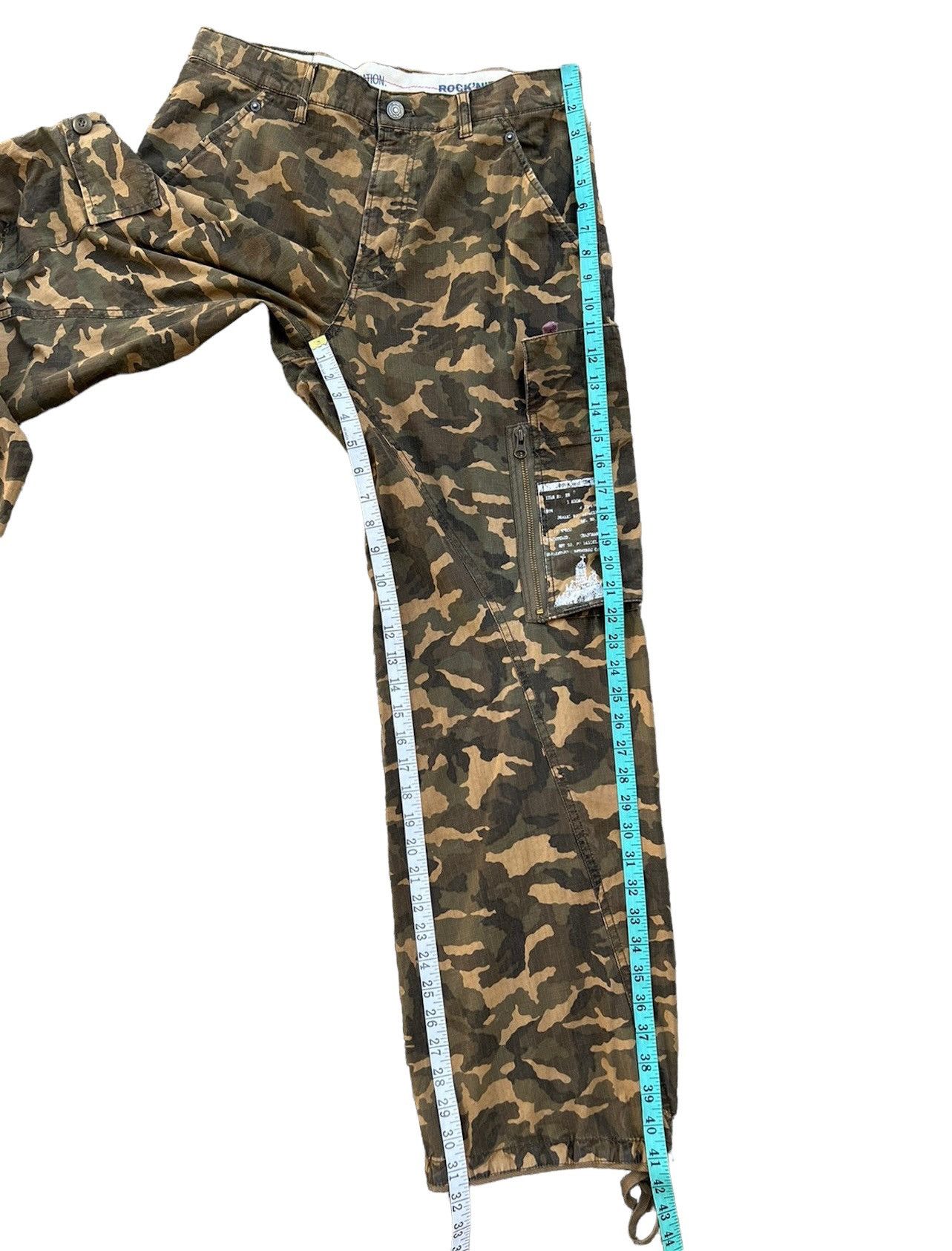 PPFM Vintage PPFM Japan Ripstop Camo Military Cargo Trouser Pant Size US 31 - 5 Thumbnail