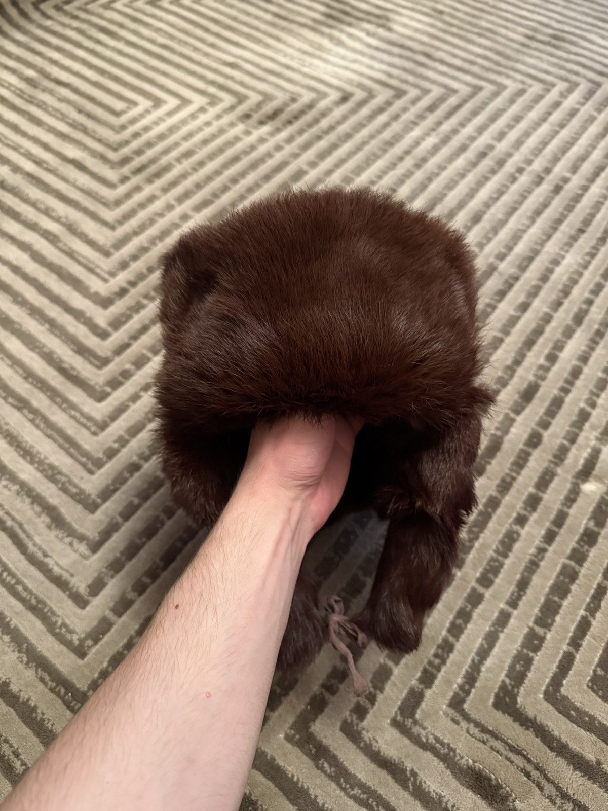 Vintage Vintage fur hat 80s Size ONE SIZE - 2 Thumbnail
