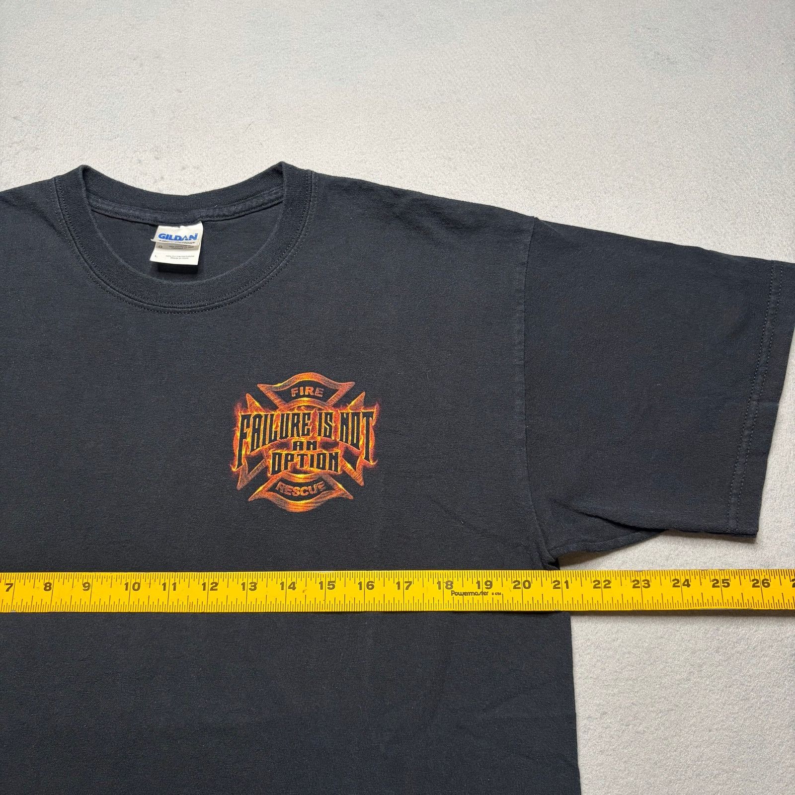 Gildan Vintage Failure Is Not An Option Rescue T Shirt Men’s Large Size US L / EU 52-54 / 3 - 6 Thumbnail