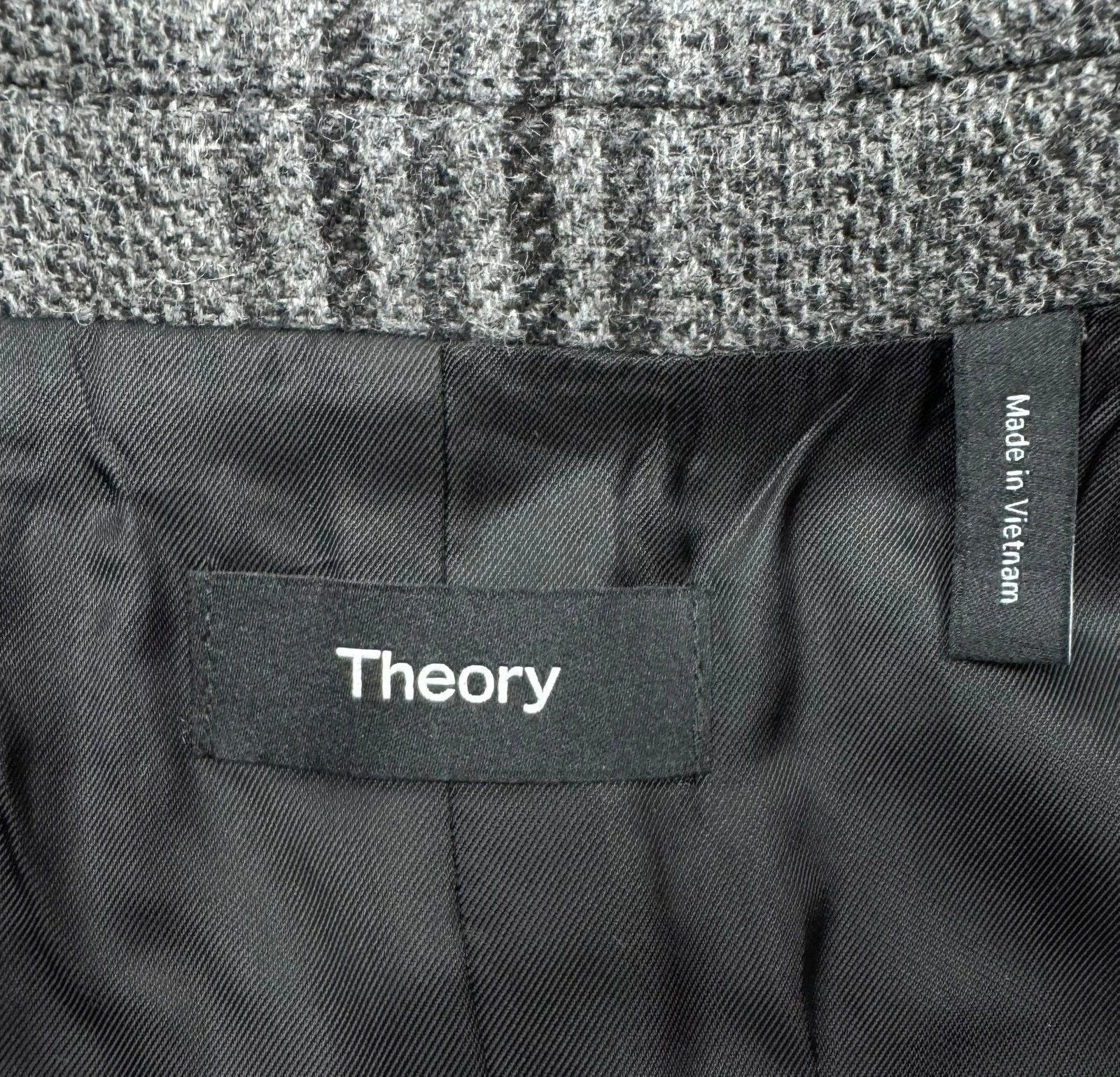 Theory Theory Plaid Wool Nylon Coat size 8 Size M / US 6-8 / IT 42-44 - 10 Thumbnail