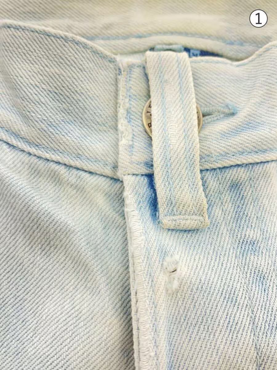 Jean Paul Gaultier Archive Distressed Straight Leg Denim Size US 30 / EU 46 - 4 Thumbnail