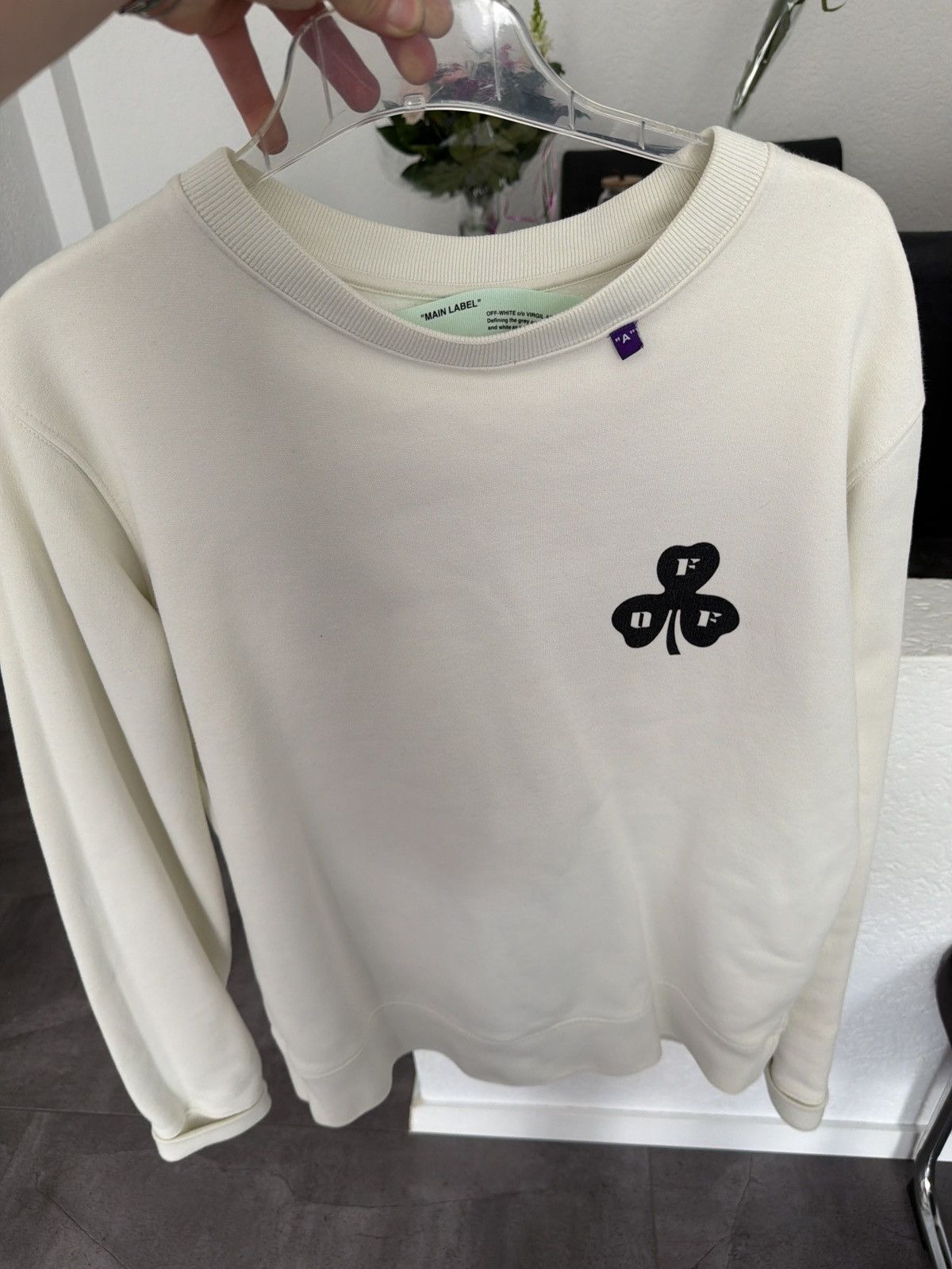Off-White Off-White Clover Sweatshirt Size US M / EU 48-50 / 2 - 3 Thumbnail