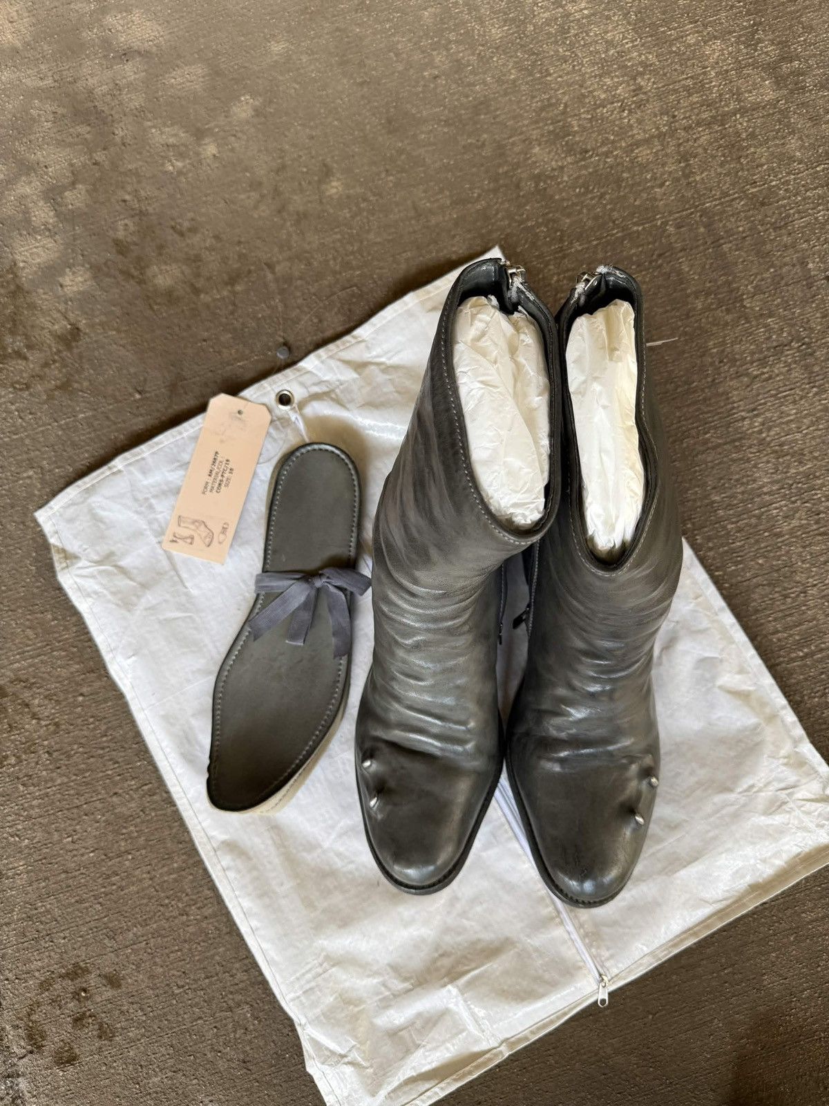 Carol Christian Poell CCP PROSTHETIC BOOTS AM/2687P CORS 19 size 10 Size US 10 / EU 43 - 2 Thumbnail