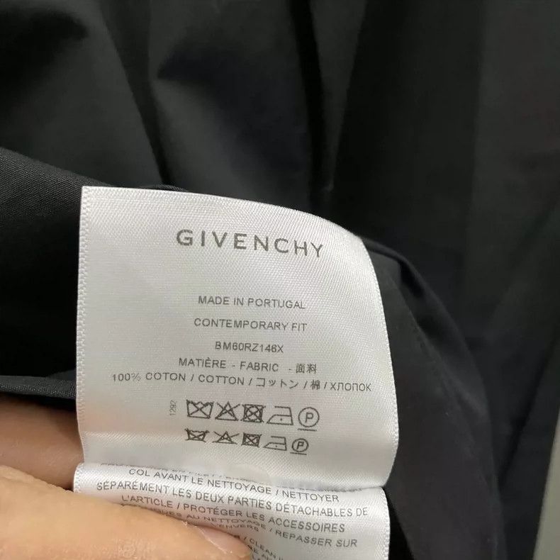 Givenchy Givenchy Size37 Black Belted Long Sleeve Shirt Size US M / EU 48-50 / 2 - 4 Thumbnail