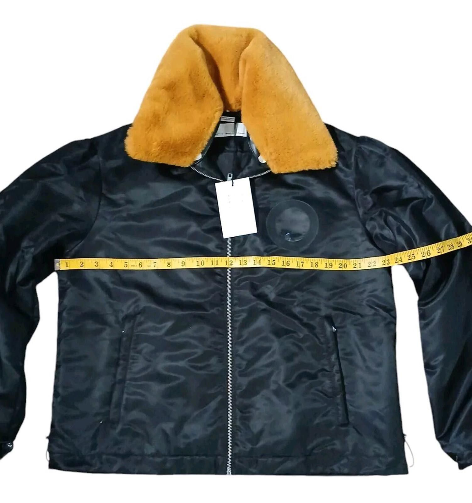 Random Identities RANDOM IDENTITIES Small Pilot Removable Collar Jacket NWT Size US S / EU 44-46 / 1 - 3 Thumbnail