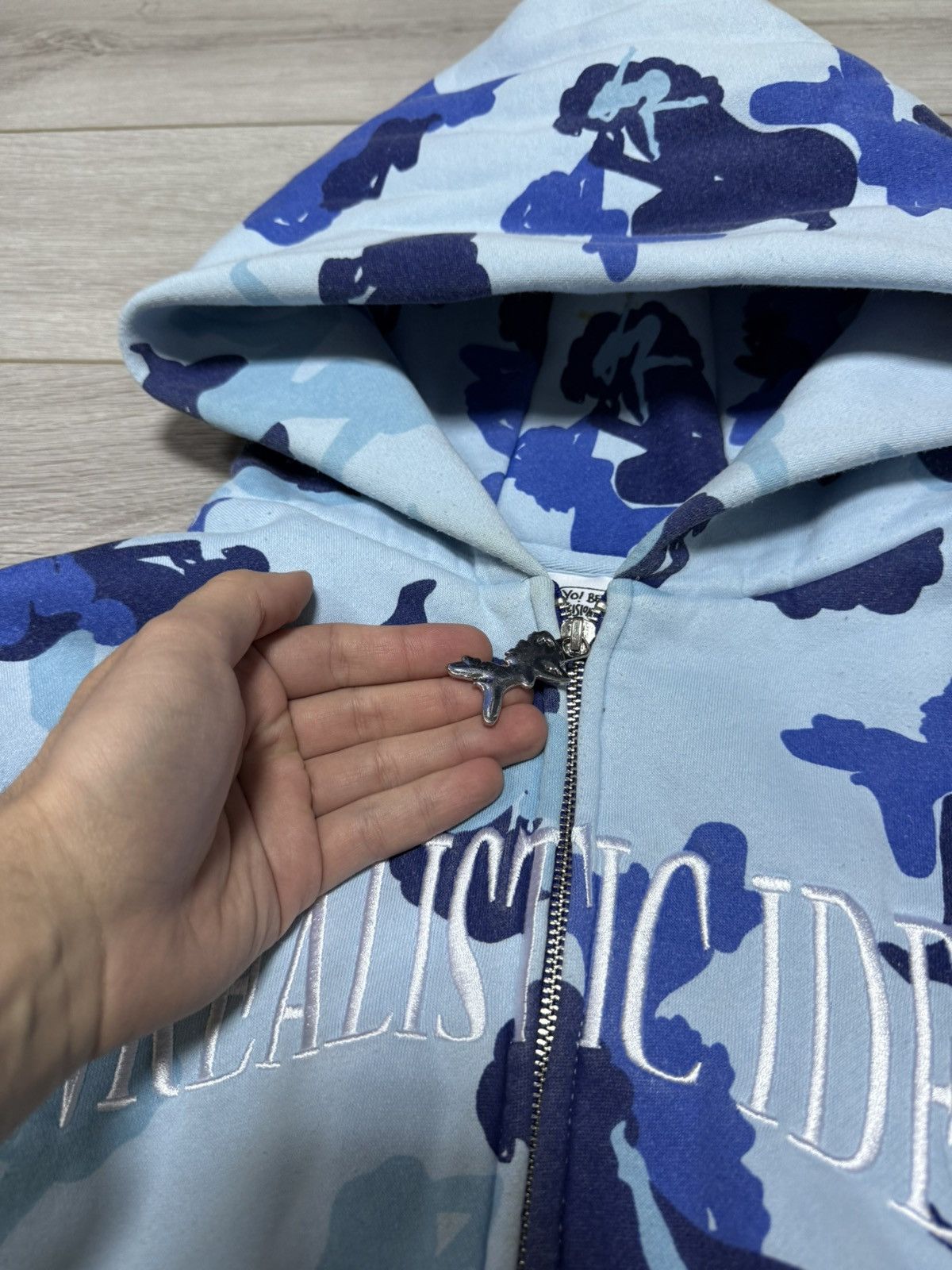 Named Collective Named Collective Unrealistic Ideals zip camo monogram hoodie Size US S / EU 44-46 / 1 - 5 Thumbnail
