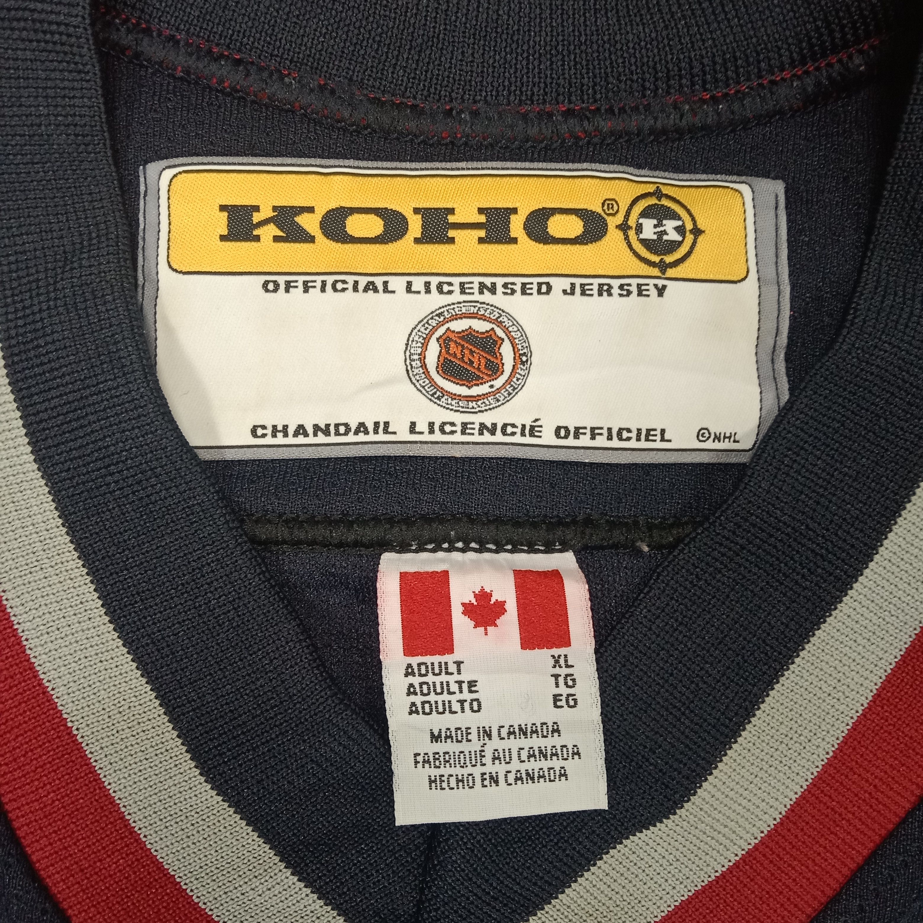 NHL × Vintage NHL Vancouver Canucks Center Logo Hockey Ice Jersey Size US XXL / EU 58 / 5 - 7 Thumbnail