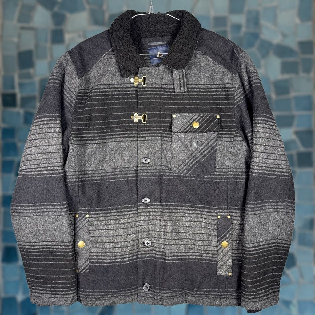 Roark VINTAGE Roark Axeman Jacket Men M Sherpa Wool Lined Utility Field Chore Outdoor Coat Size US M / EU 48-50 / 2 - 1 Thumbnail