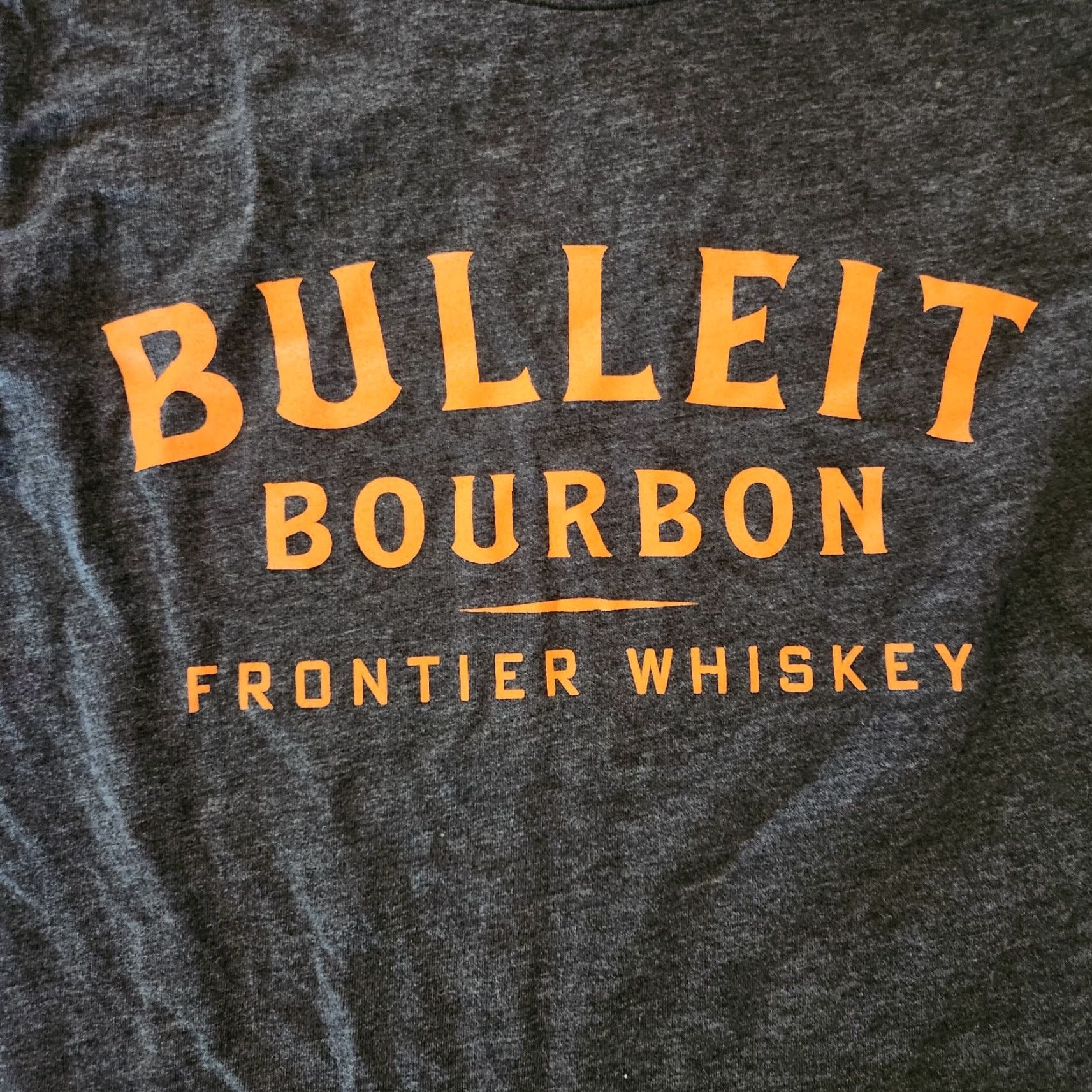 Vintage Bulleit Bourbon Frontier Whiskey T Shirt Tee Long Sleeve Medium Gray Mens Shirt Size US M / EU 48-50 / 2 - 2 Thumbnail