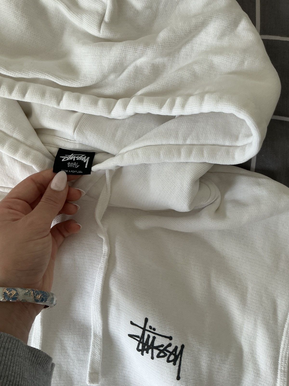Stussy Stussy Hoodie white Size US S / EU 44-46 / 1 - 3 Thumbnail