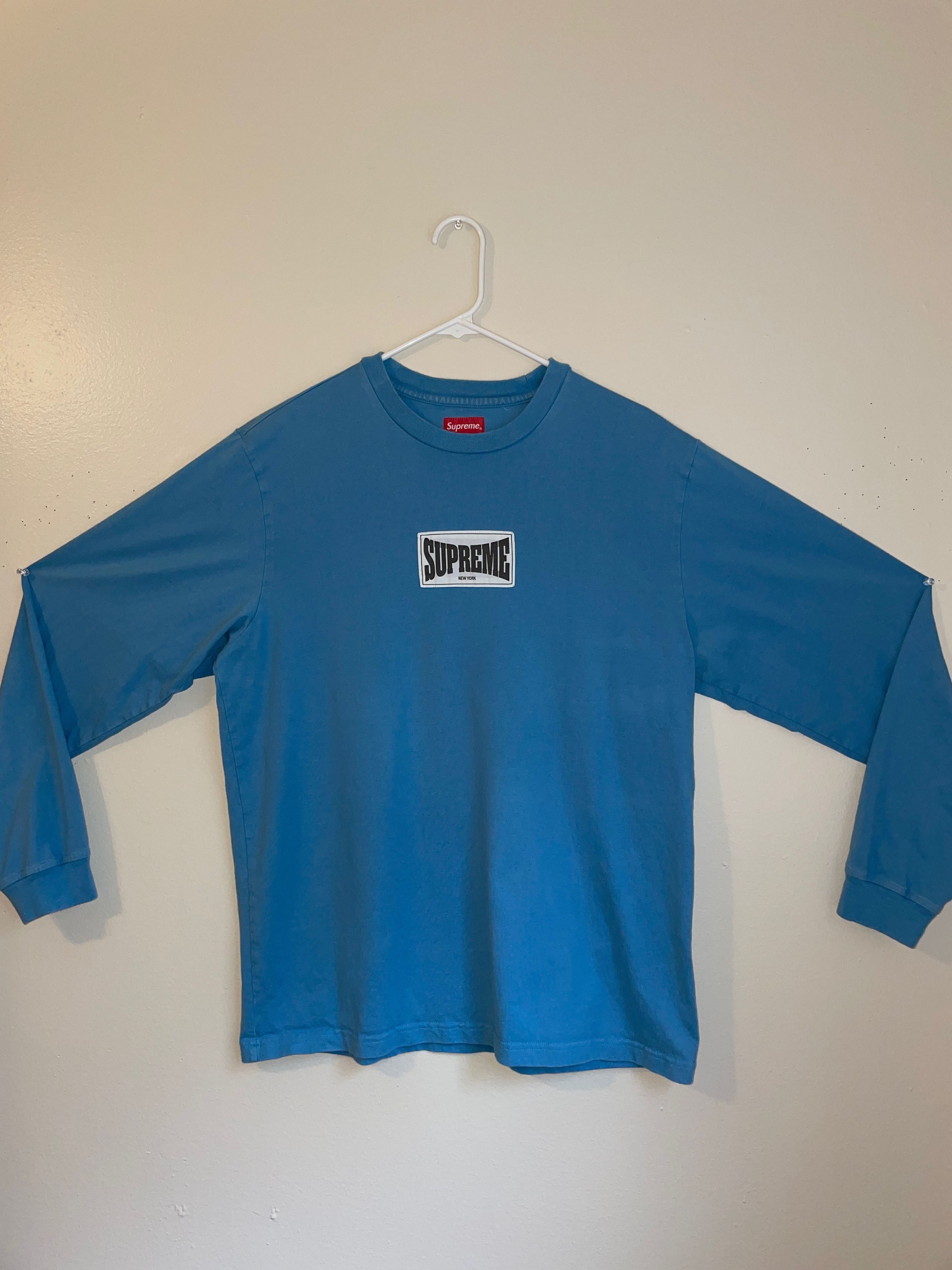 Supreme Supreme Blue Longsleeve Grailed