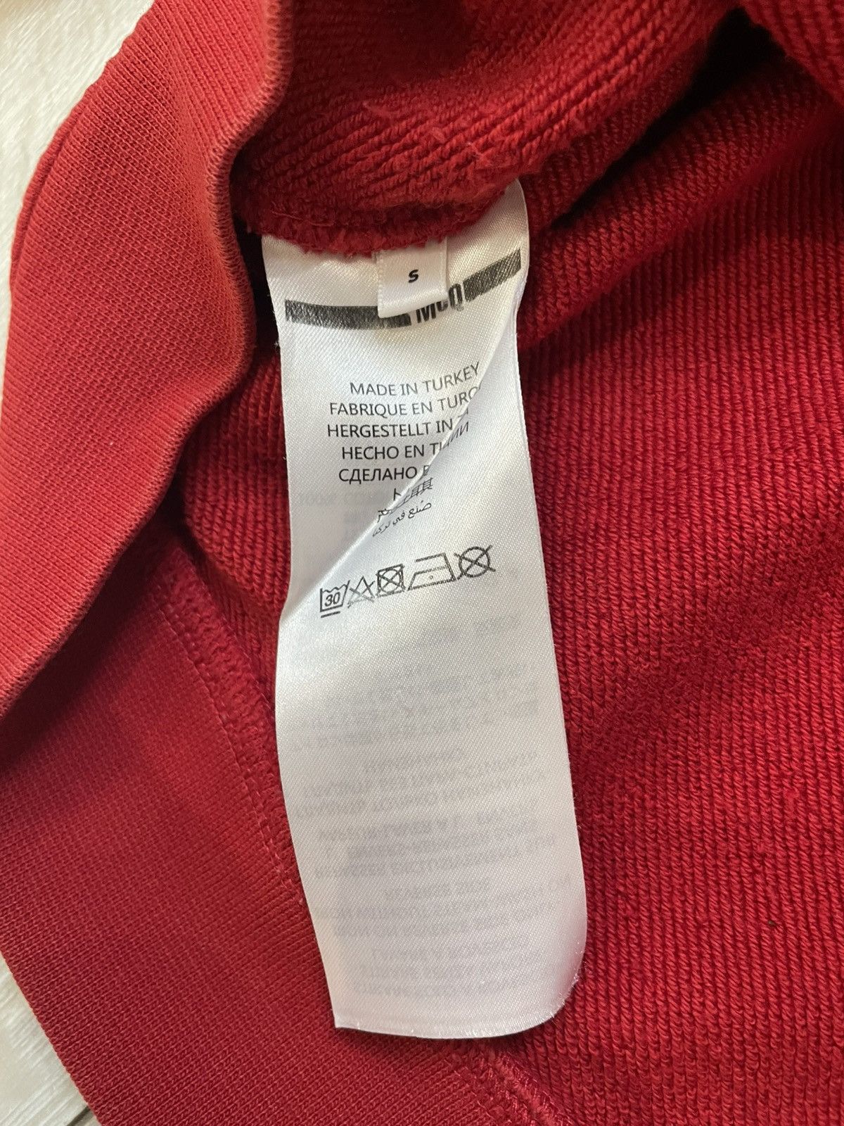 Alexander McQueen Alexander McQueen Graffiti print Cripped Hoodies Size S Size S / US 4 / IT 40 - 5 Thumbnail