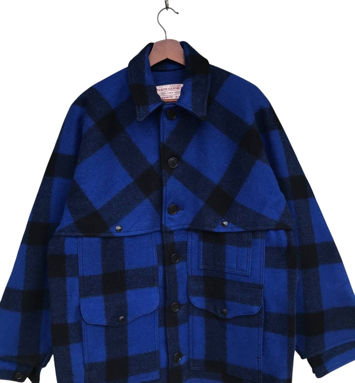 Filson RARE VINTAGE FILSON PIRATE CRUISER PLAID VIRGIN WOOL Size US L / EU 52-54 / 3 - 4 Thumbnail