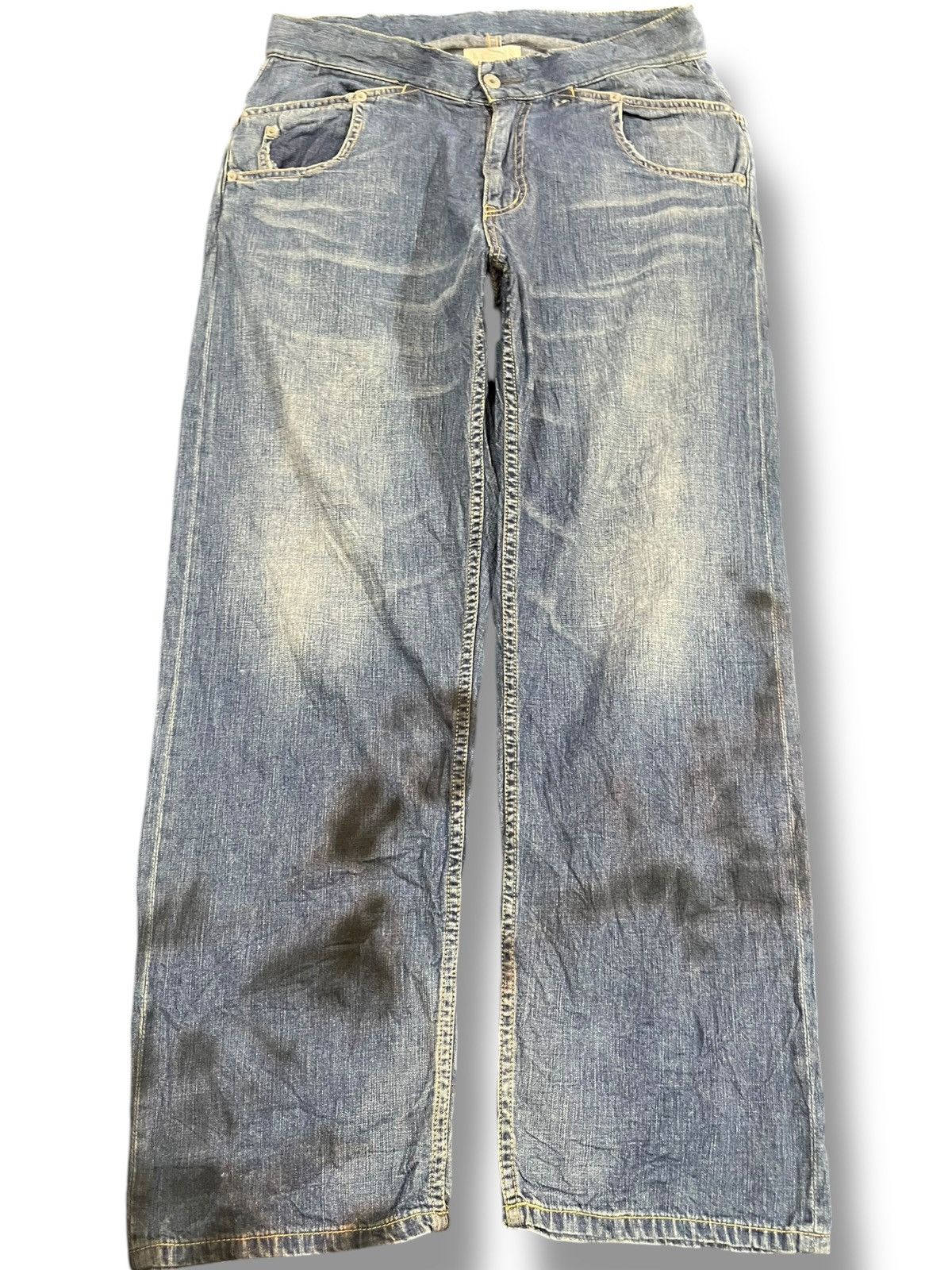 WHIZ LIMITED Vintage Whiz Limited Double Pocket Trash Denim Size US 32 / EU 48 - 1 Thumbnail