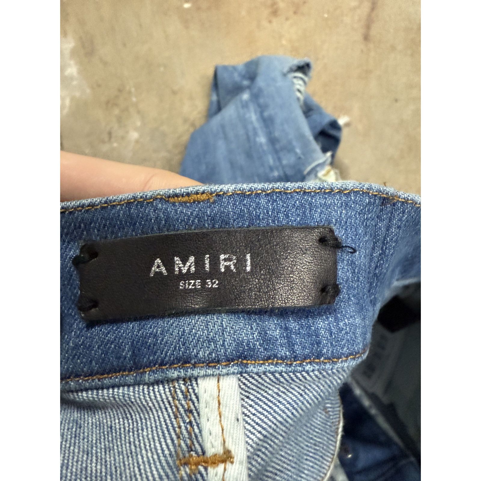 Amiri Amiri MX1 Light Wash Hawaiian Patch Used 32 Size US 32 / EU 48 - 4 Thumbnail