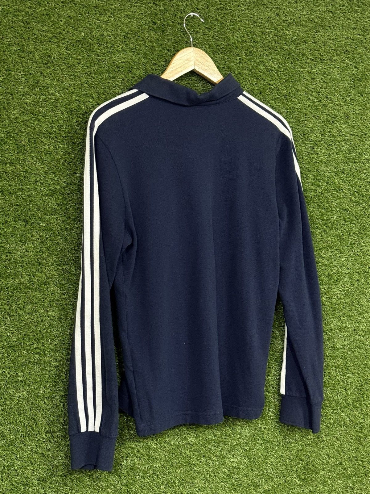 Adidas × Noah RARE Adidas Noah Striped Polo Rugby NY Shirt Navy Medium Size US M / EU 48-50 / 2 - 4 Thumbnail