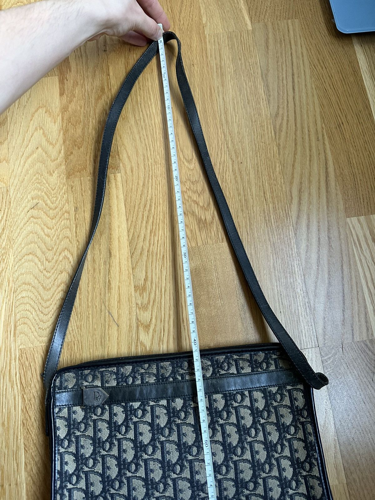 Christian Dior crossbody bag monogram vintage 70s