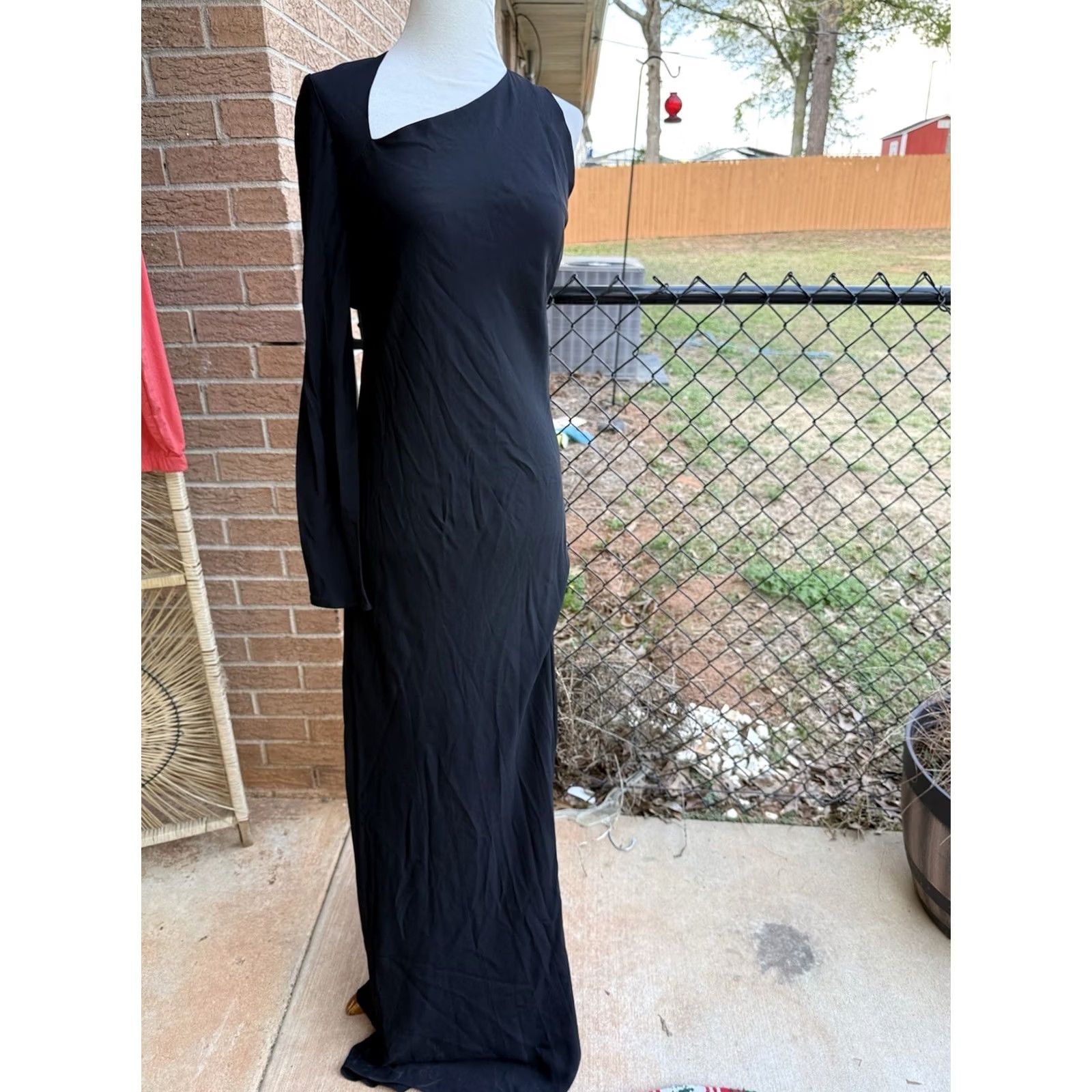 Vintage VINTAGE Michelle Mason Asymmetrical Gown Black Size 4 New With Tag Womens Dress Long A-Line Size S / US 4 / IT 40 - 6 Thumbnail