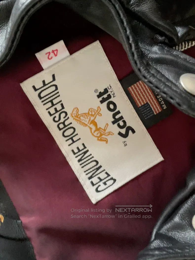 Schott Schott 641 Leather Jacket Size US XL / EU 56 / 4 - 2 Thumbnail