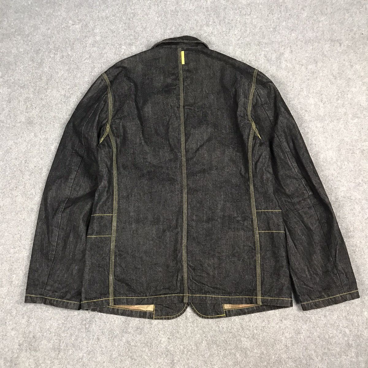 Swagger SWAGGER DENIM JACKET COAT YELLOW LINE STYLE Size US M / EU 48-50 / 2 - 9 Thumbnail