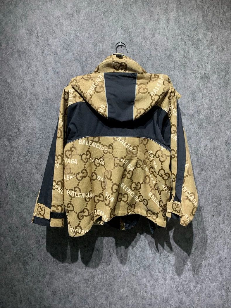 Gucci Gucci Size 38 Gucci Parisian co-branded full-print windbrea Size US XXS / EU 40 - 2 Thumbnail