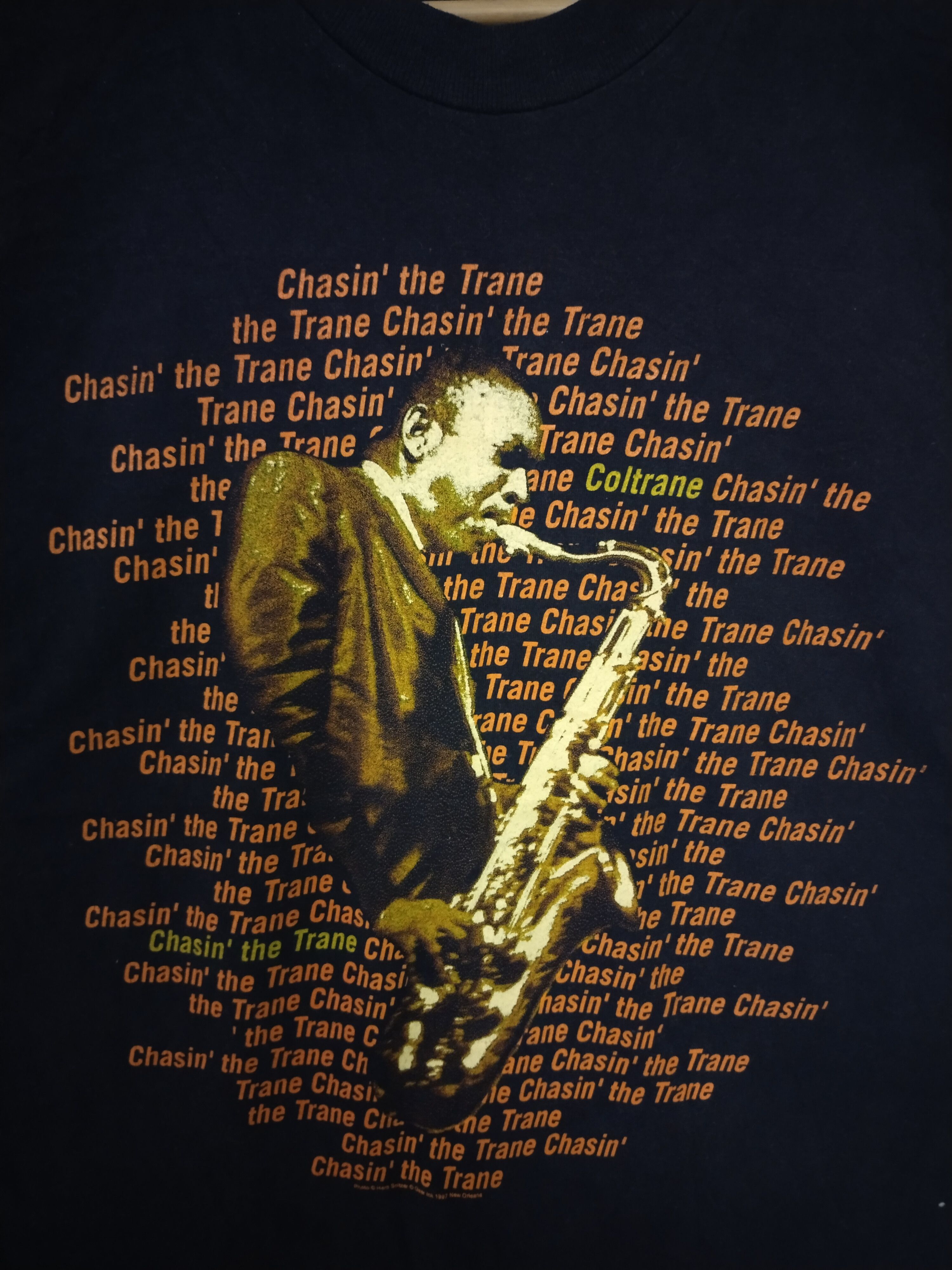 Vintage 97's Vintage John Coltrane Chasin' The Trane Tee Size US M / EU 48-50 / 2 - 2 Thumbnail