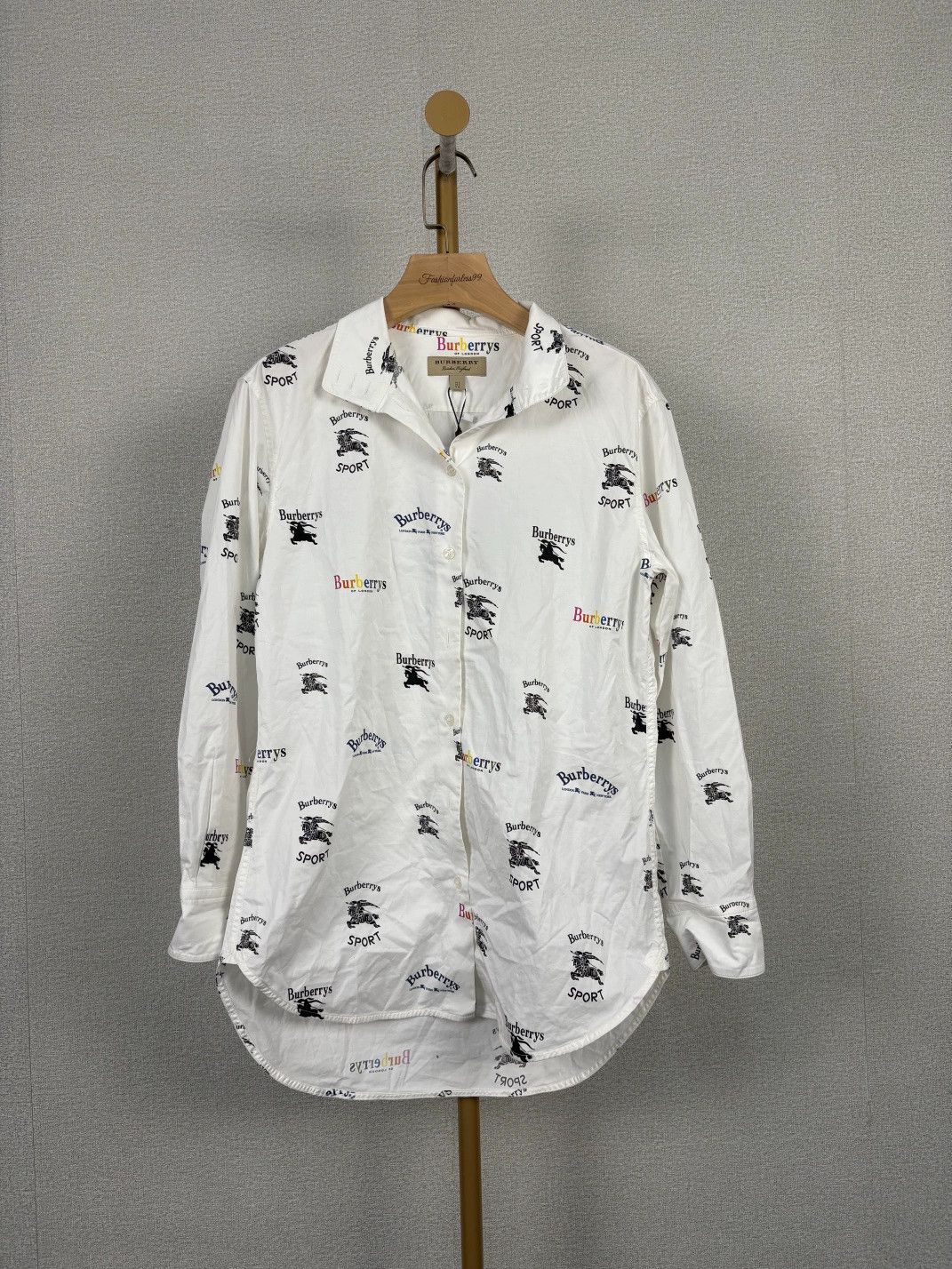 Burberry Burberry All-Over Knight Print Shirt Size US XS / EU 42 / 0 - 1 Thumbnail