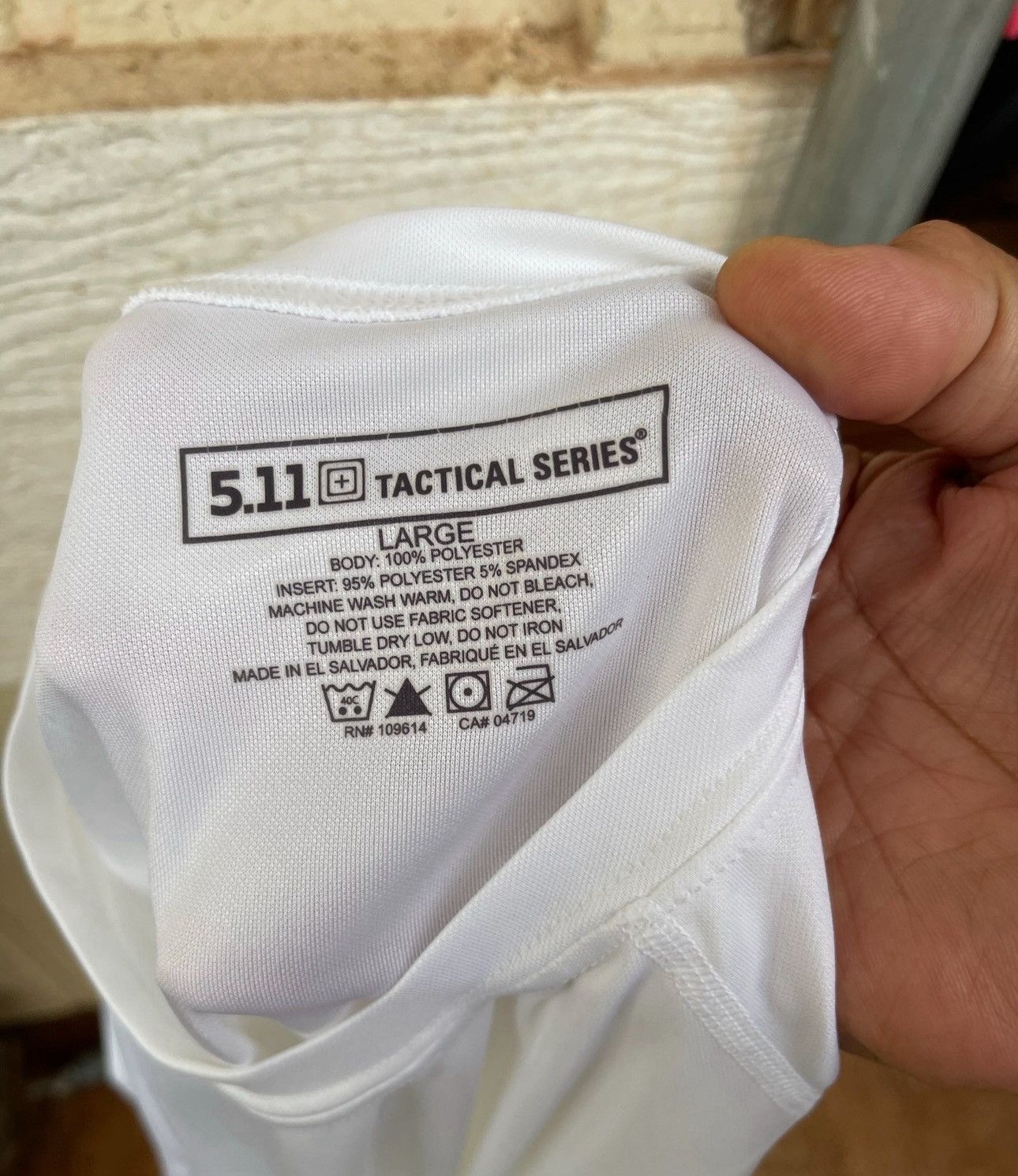 5.11 New 5.11 Tactical T-Shirt Undergear Loose Crew White Mens L Size US L / EU 52-54 / 3 - 4 Thumbnail