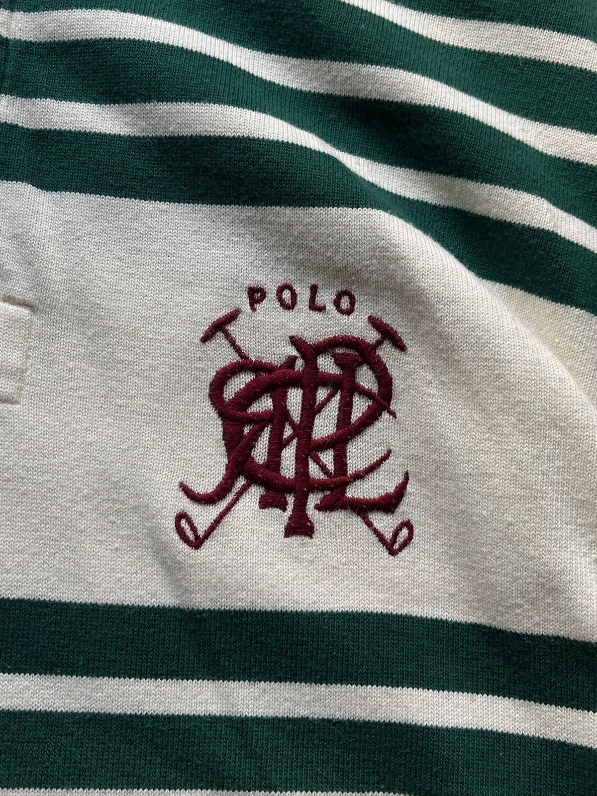 Polo Ralph Lauren Polo Ralph Lauren Scribble Rugby Stripped 1990s Size US M / EU 48-50 / 2 - 3 Thumbnail