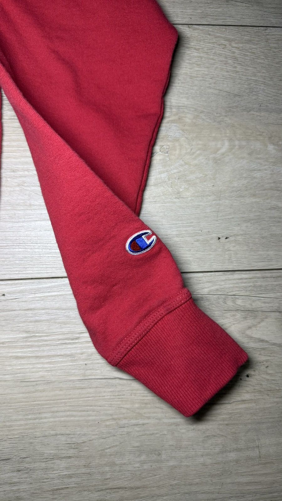 Champion Y2K Red Champion Script Logo Crewneck Sweatshirt Size S / US 4 / IT 40 - 3 Thumbnail