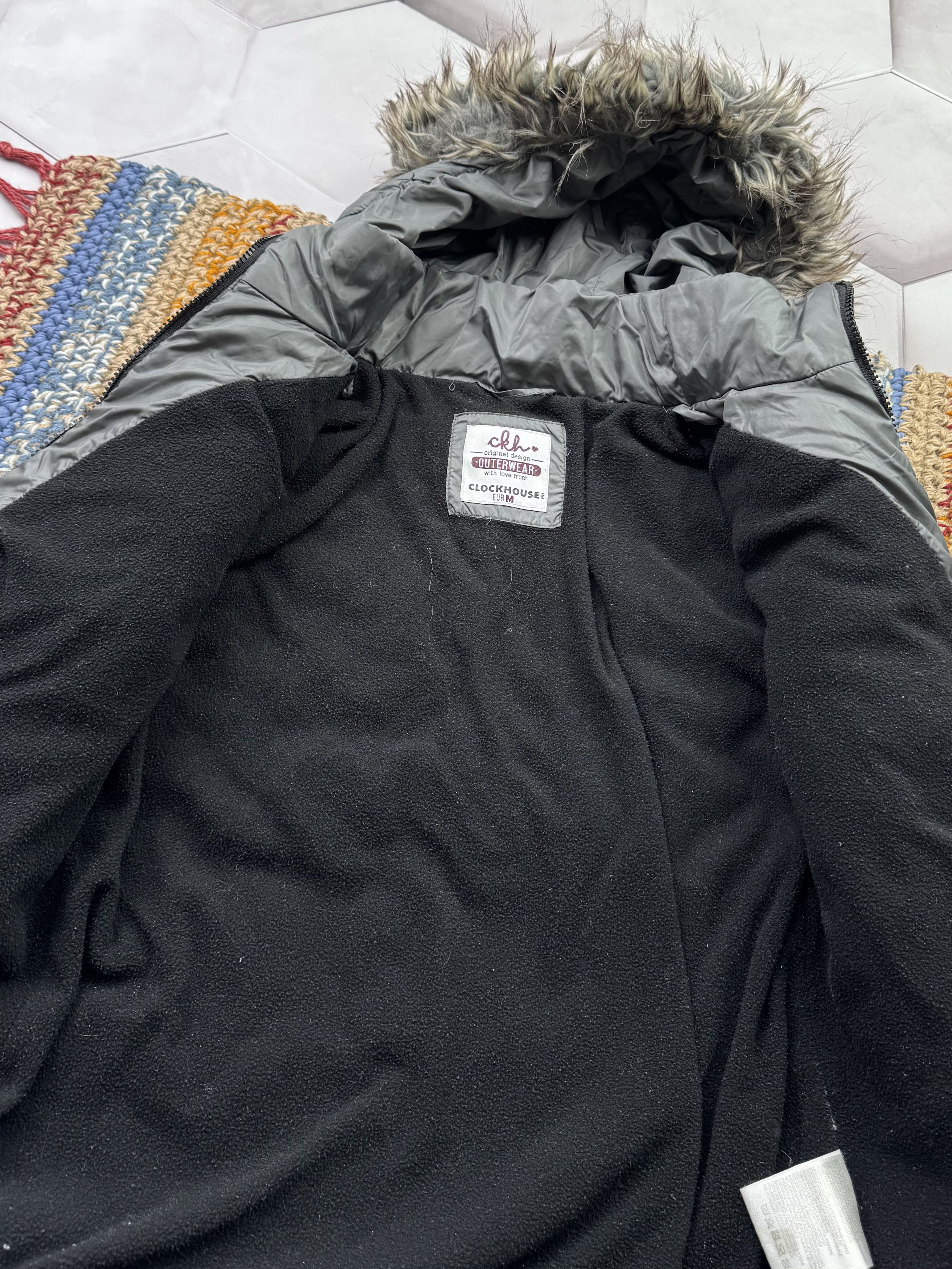 Japanese Brand Vintage Cropped Jacket With Faux Fur Hood (E4) Size M / US 6-8 / IT 42-44 - 6 Thumbnail