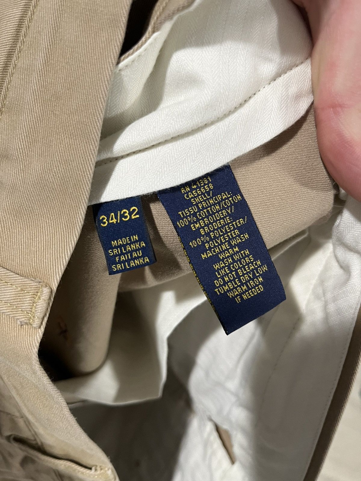 Polo Ralph Lauren × Ralph Lauren Polo Ralph Lauren Embroidered chinos Size US 34 / EU 50 - 3 Thumbnail