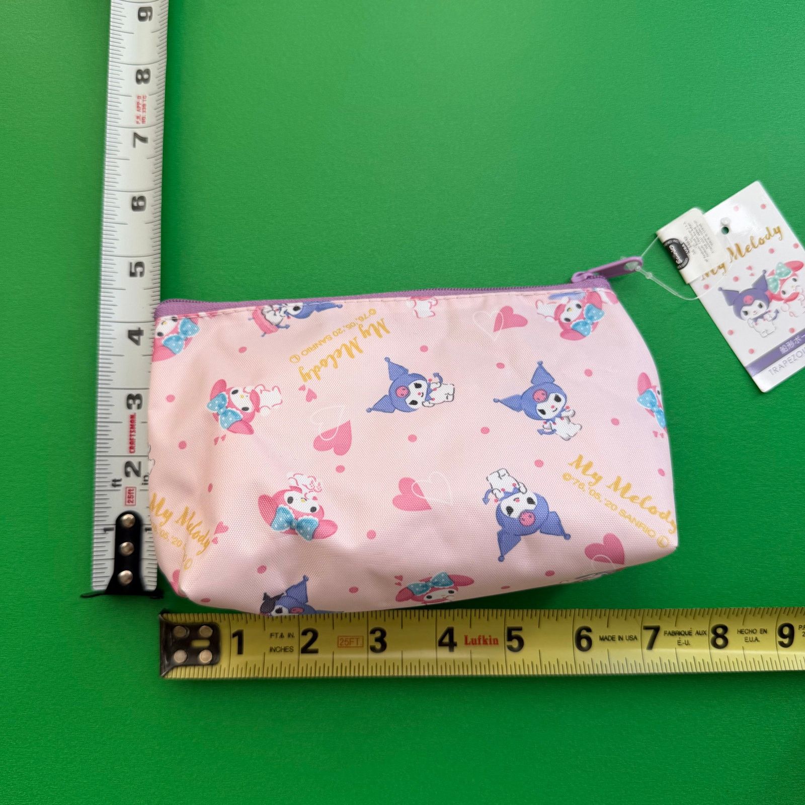 Japanese Brand Kuromi My Melody Sanrio Bundle Set Pink Plush Keychain Blind Size ONE SIZE - 3 Thumbnail
