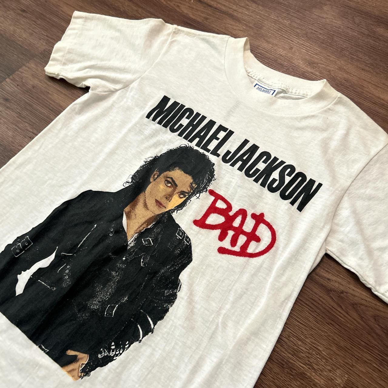 Vintage 80s Michele Jackson i just cant stop loving you tee Size US S / EU 44-46 / 1 - 2 Thumbnail