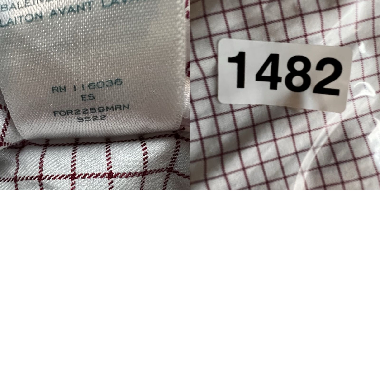 Charles Tyrwhitt Charles Tyrwhitt Dress Shirt Men L Red White Check Classic Fit Preppy Size 42R - 8 Thumbnail
